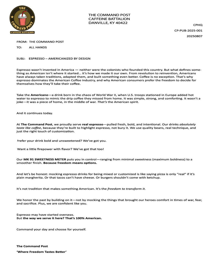 Brand presence example